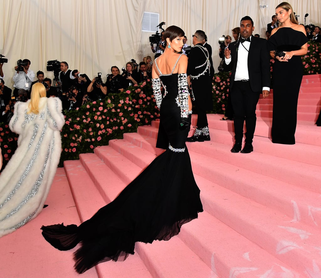 Bella Hadid Black Dress Met Gala 2019