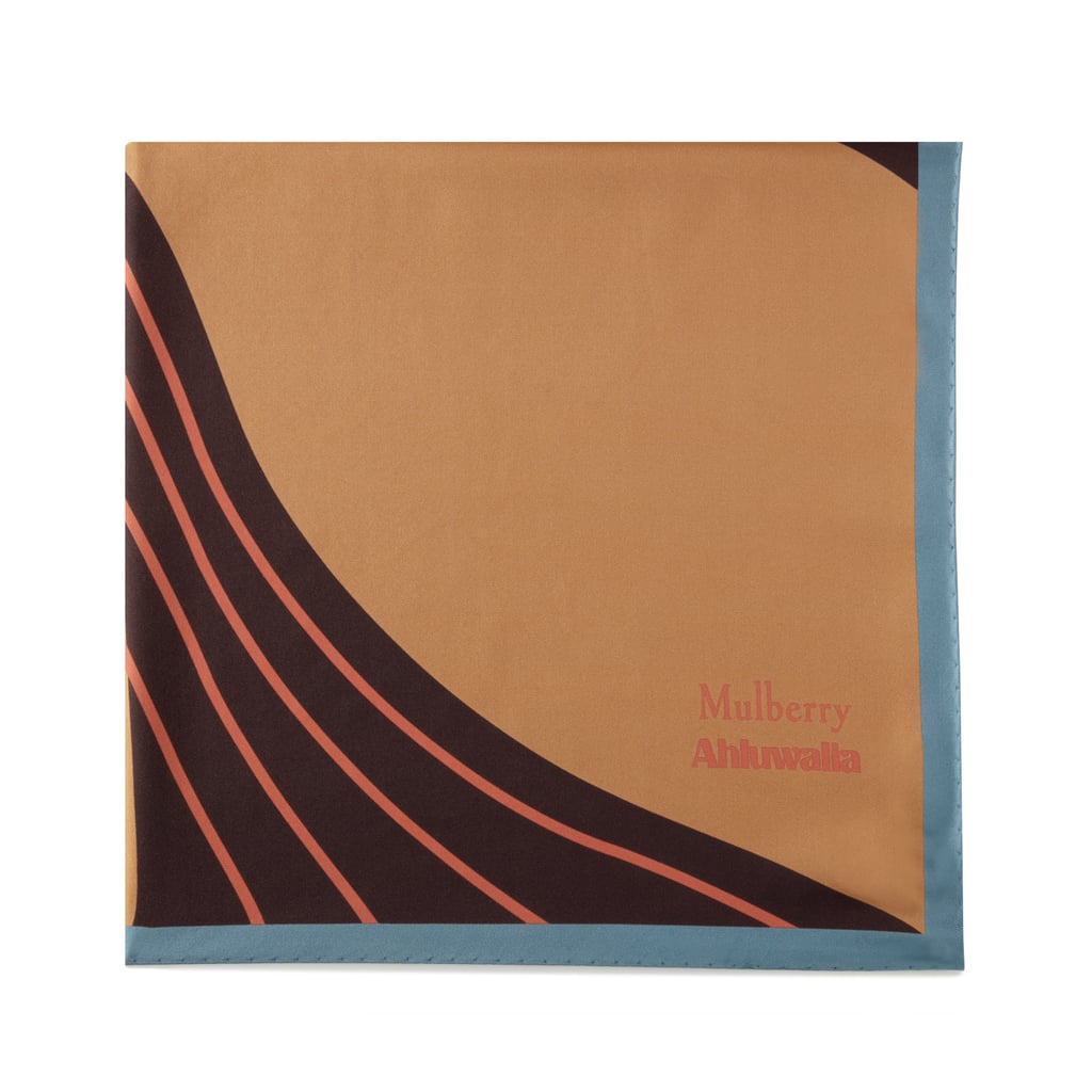 Mulberry x Ahluwalia Square Scarf in Palm Green