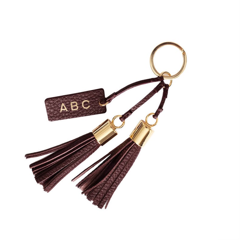 Cuyana Leather Tassel Keychain