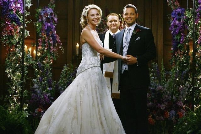 Izzie and Alex Karev #39 s Wedding Grey #39 s Anatomy Wedding Photos