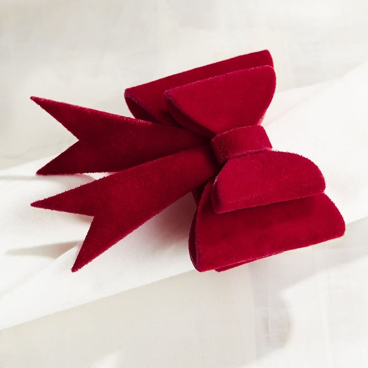 Red Velvet Bow Napkin Ring (2, originally 3) Pier 1 Imports Holiday