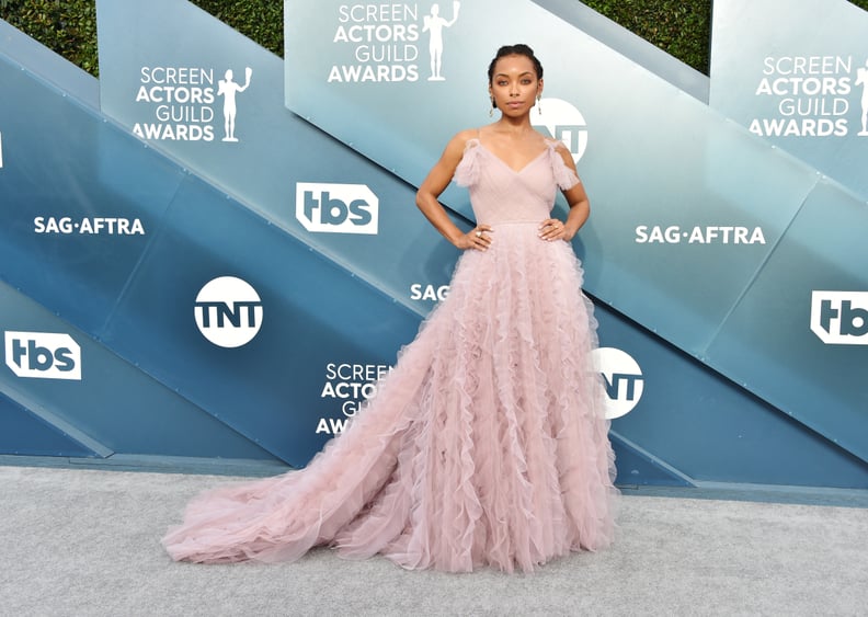 Logan Browning at the 2020 SAG Awards