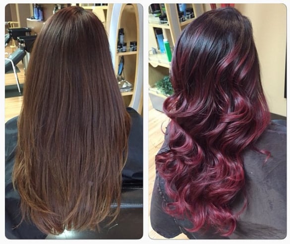 Red Ombre Hair Popsugar Beauty 