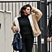 Selena Gomez Wears Fuzzy Jacket 2019