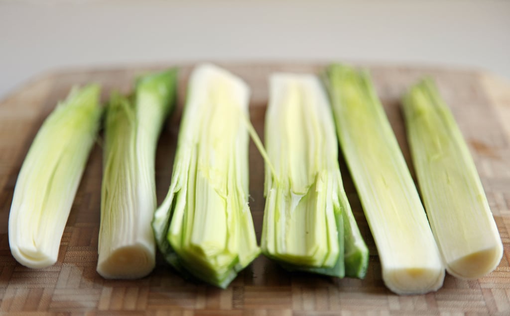 Slice the Leeks in Half