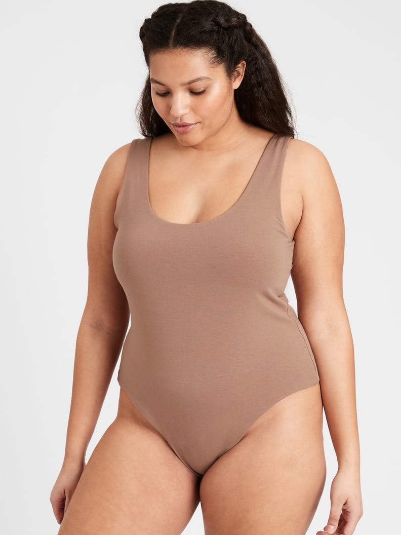 Banana Republic Scoop-Neck Thong Bodysuit