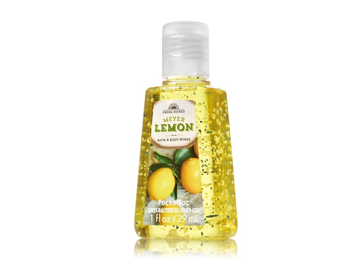 Bath & Body Works PocketBac Sanitizing Hand Gel in Meyer Lemon, $2