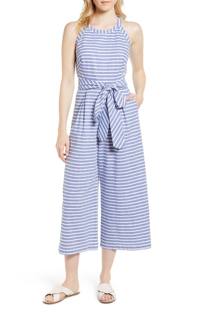 1901 Stripe Wide Leg Jumpsuit