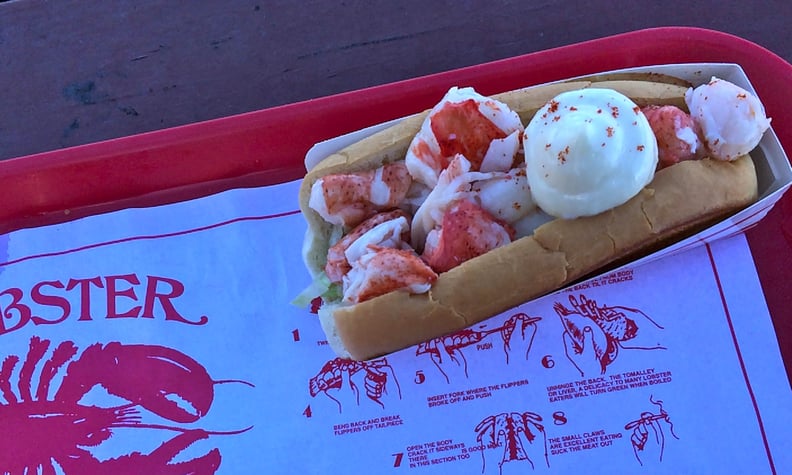 Chow down on a fresh lobster roll at The Lobster Shack.