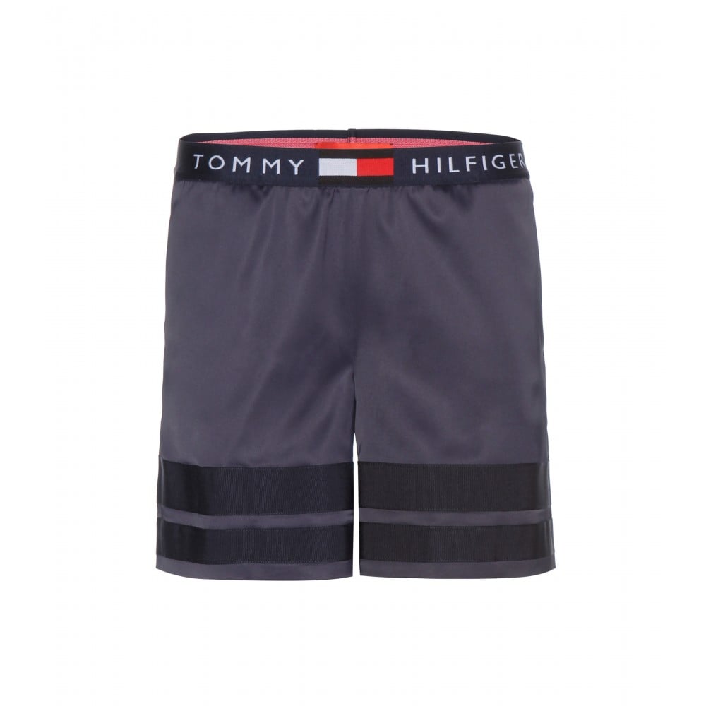 Tommy x MyTheresa Satin Bomber Shorts ($350)