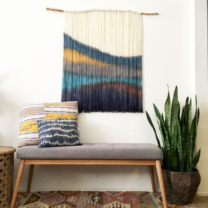 Dip-Dyed Wall Hanging