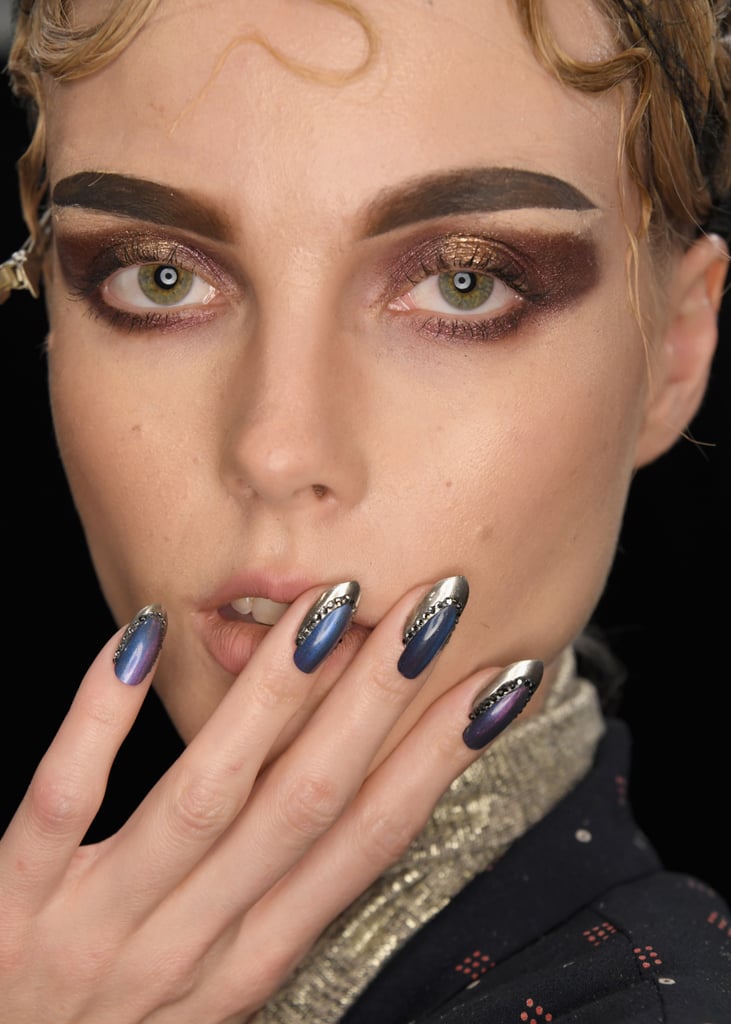 The Blonds Nail Art Fall 2017 | POPSUGAR Beauty