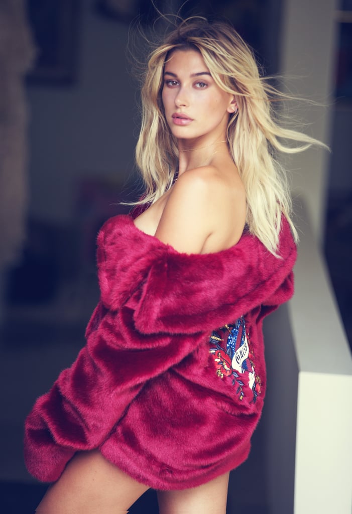 Hailey Baldwin Guess Campaign Holiday 2016