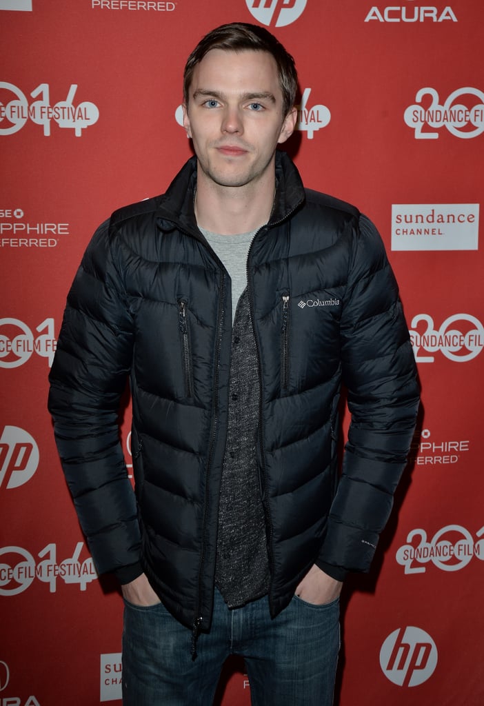 Nicholas Hoult bundled up for his Young Ones premiere on Friday.