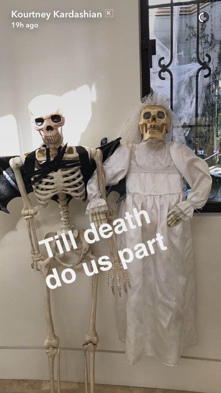 Kourtney Kardashian Halloween Decorations Popsugar Home