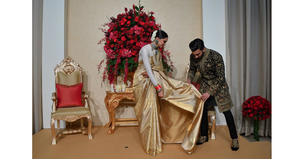 Deepika Padukone Mumbai reception: Designer duo share a video showing  making of ivory and gold dress | Bollywood - Hindustan Times