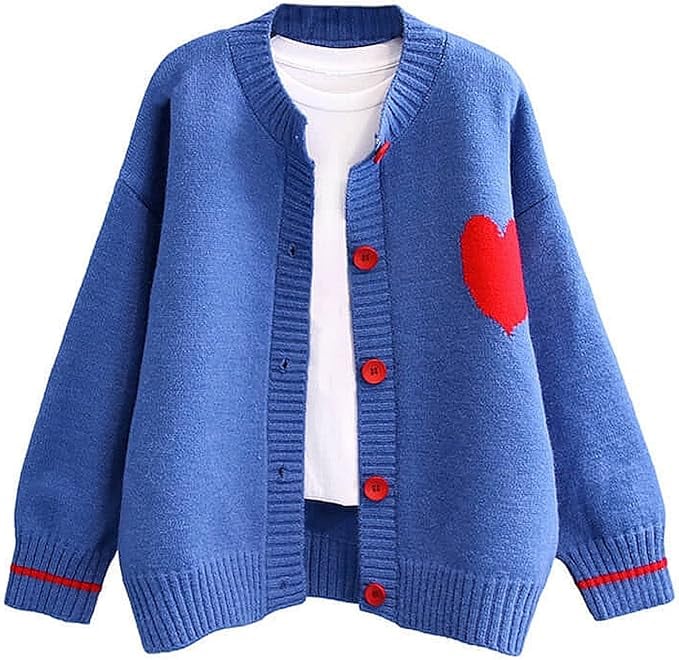 Tremour Love Heart Knitted Cardigan