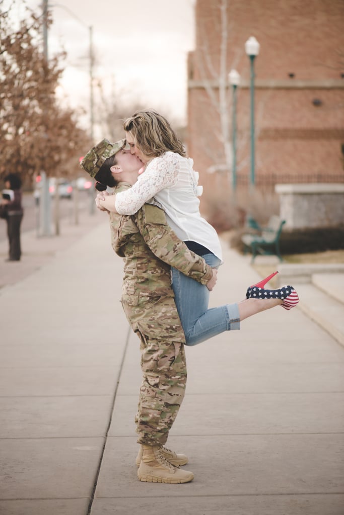 Lesbian Military Engagement Shoot Popsugar Love And Sex Photo 21