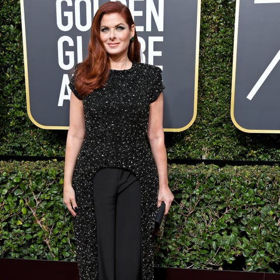 Debra Messing Calling Out E! at Golden Globes 2018