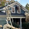 A Halloween Display That'll Make You Scream — This Man's Skeleton Decor Is Larger Than Life
