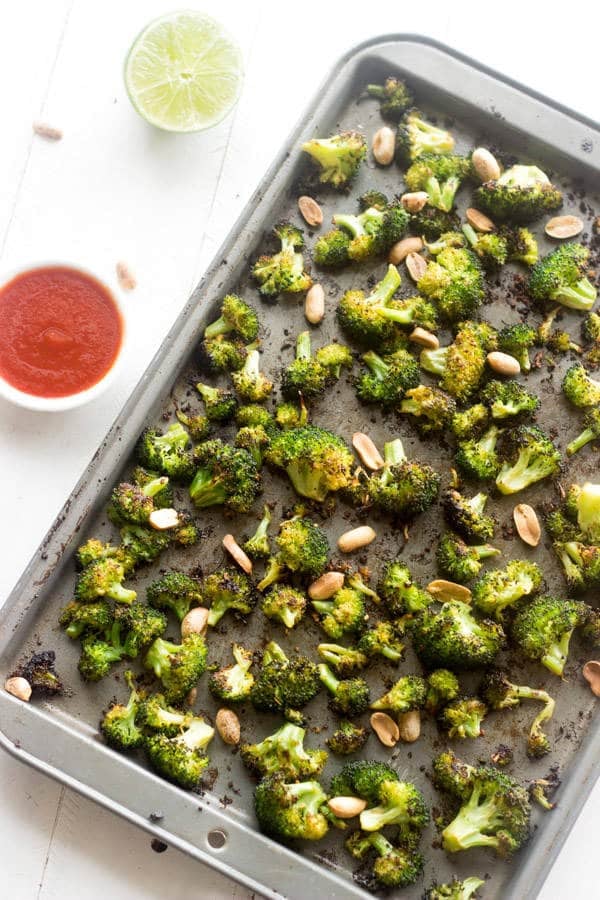 Spicy Roasted Broccoli