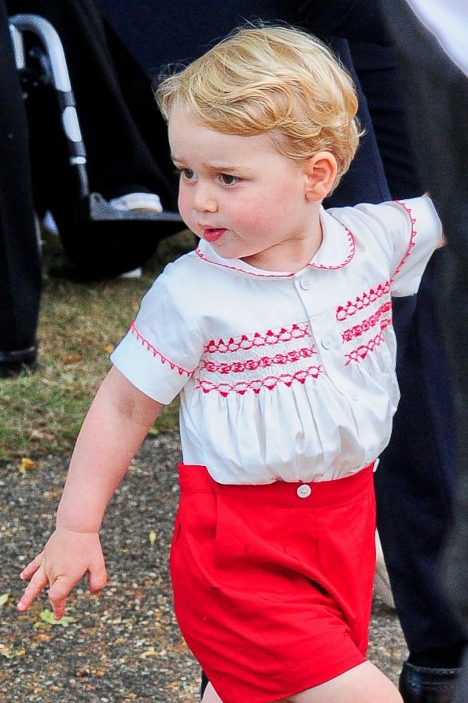 Prince George at Princess Charlotte's Christening | Pictures