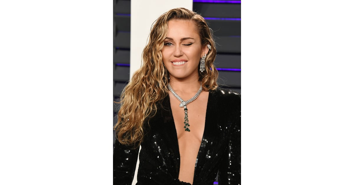 Miley Cyrus Vanity Fair Oscar Party Dress 2019 Popsugar Fashion Uk Photo 9 5014