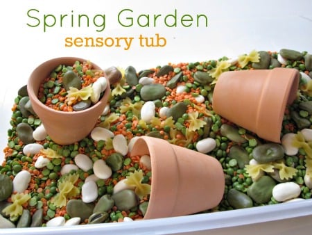 Spring Garden Sensory Bin