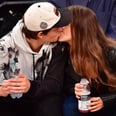 Ansel Elgort Plants a Kiss Cam-Worthy Smooch on His Girlfriend at the Knicks Game