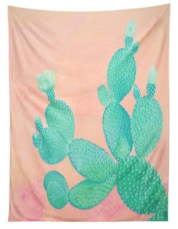 DENY Designs Pastel Cactus Tapestry