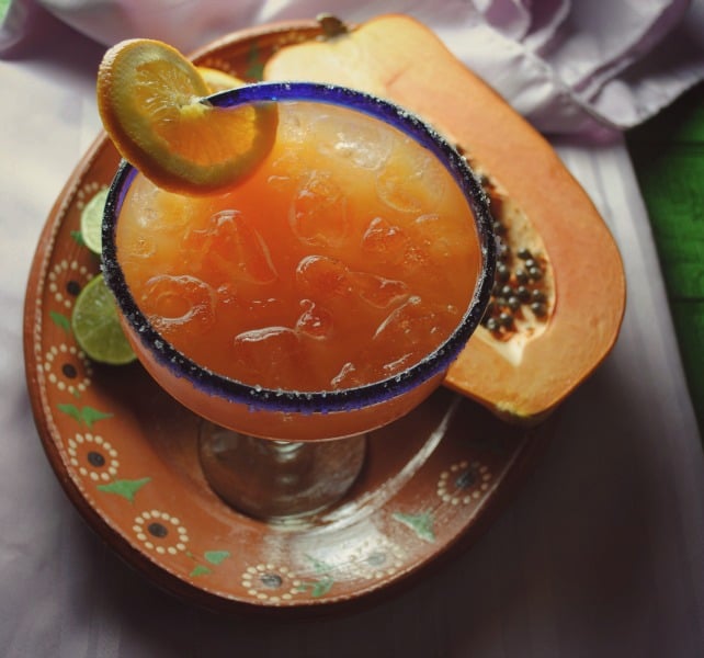 Orange Papaya Margarita