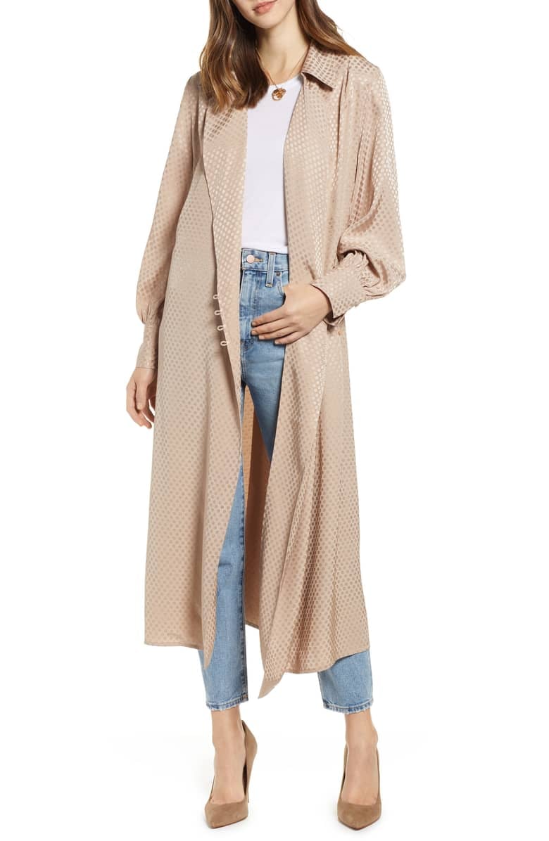 Nordstrom something navy coat online