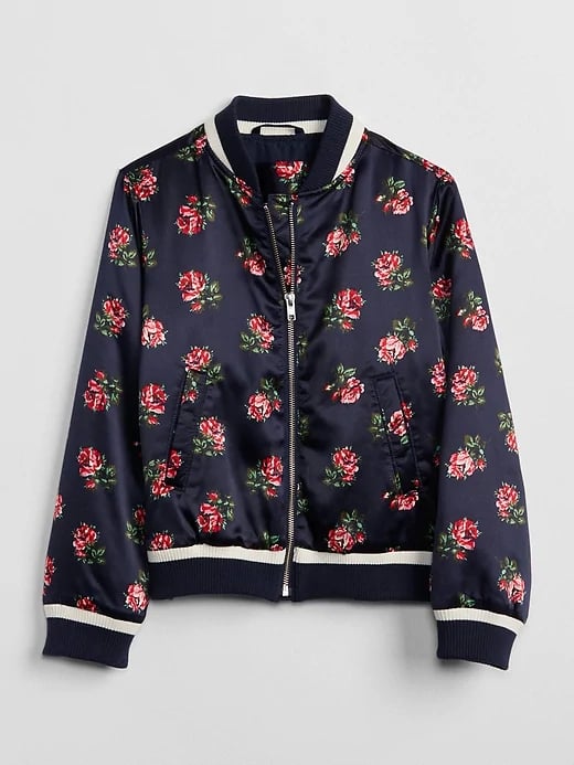 Gap Floral Flight Jacket