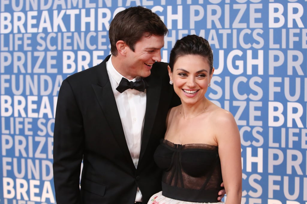 Ashton Kutcher and Mila Kunis at Breakthrough Prize Ceremony