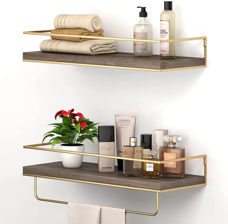 3-layer Floating Stable Toiletry Storage Shelf, Wall Mounted