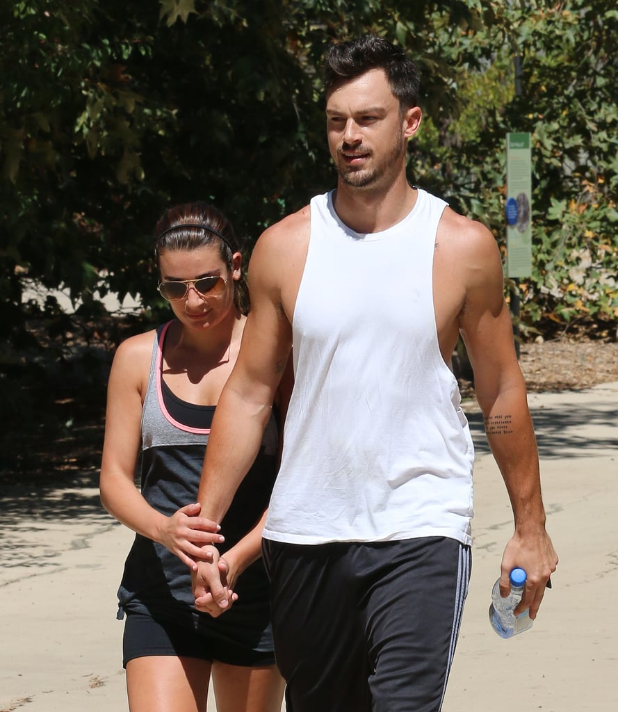 Lea Michele and Matthew Paetz 1-Year Anniversary