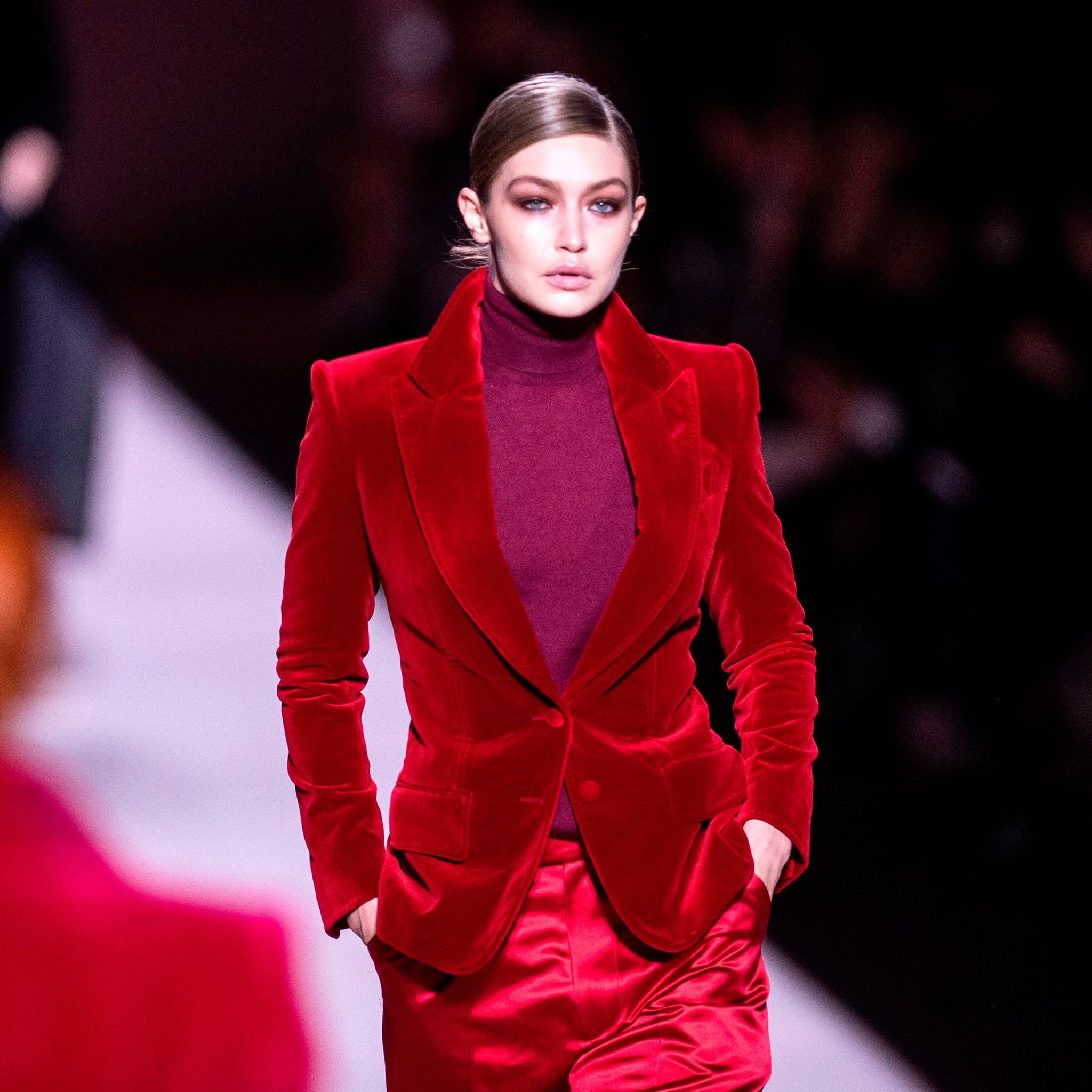 Gigi hadid deals red suit
