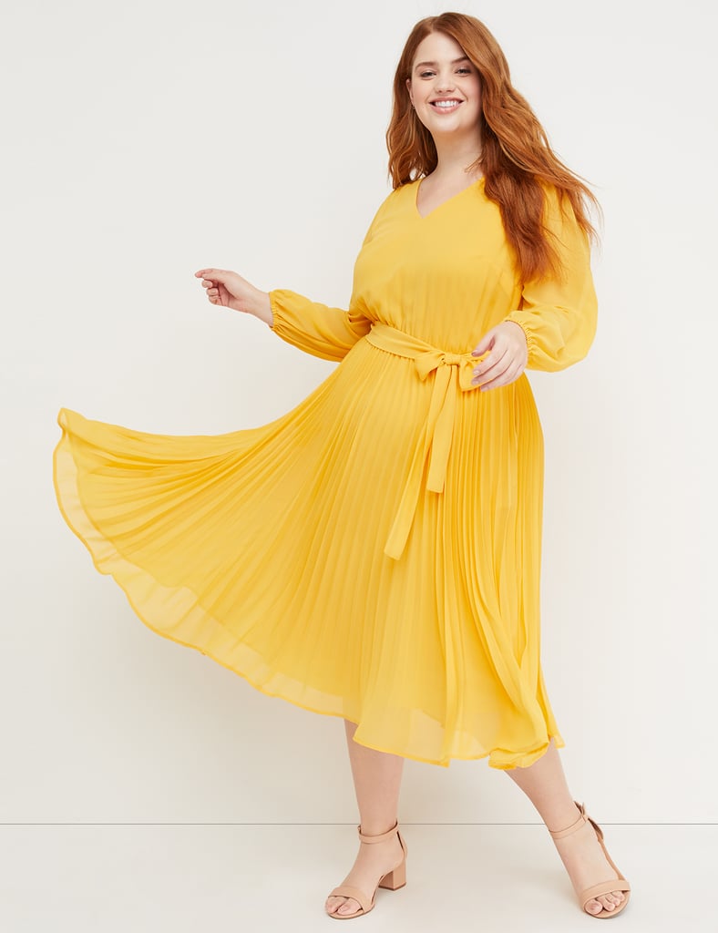 Beauticurve Pleated Midi Dress