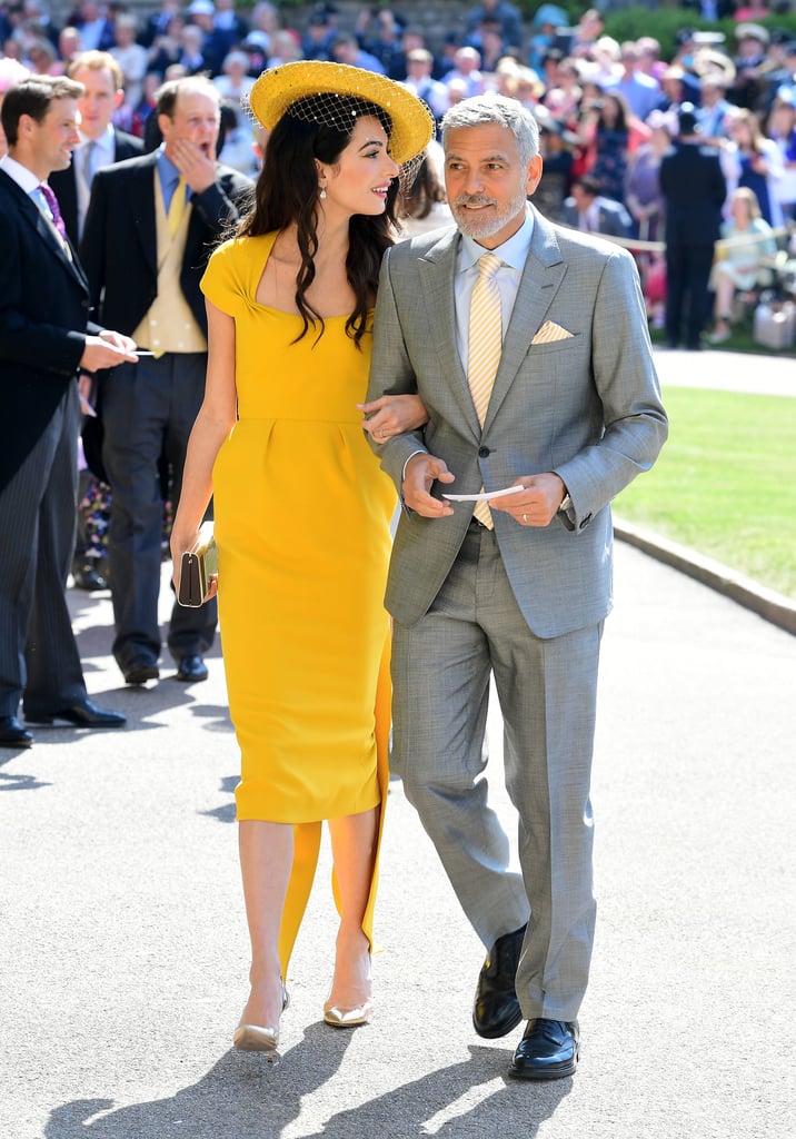 George and Amal Clooney at Royal Wedding 2018 Pictures