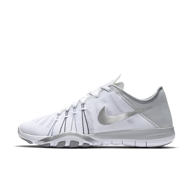 nike all white gym shoes