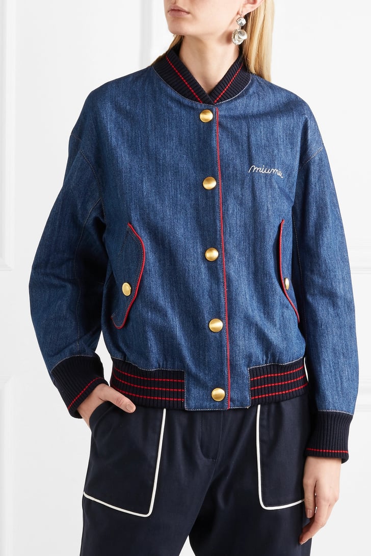Miu miu bomber jacket discount