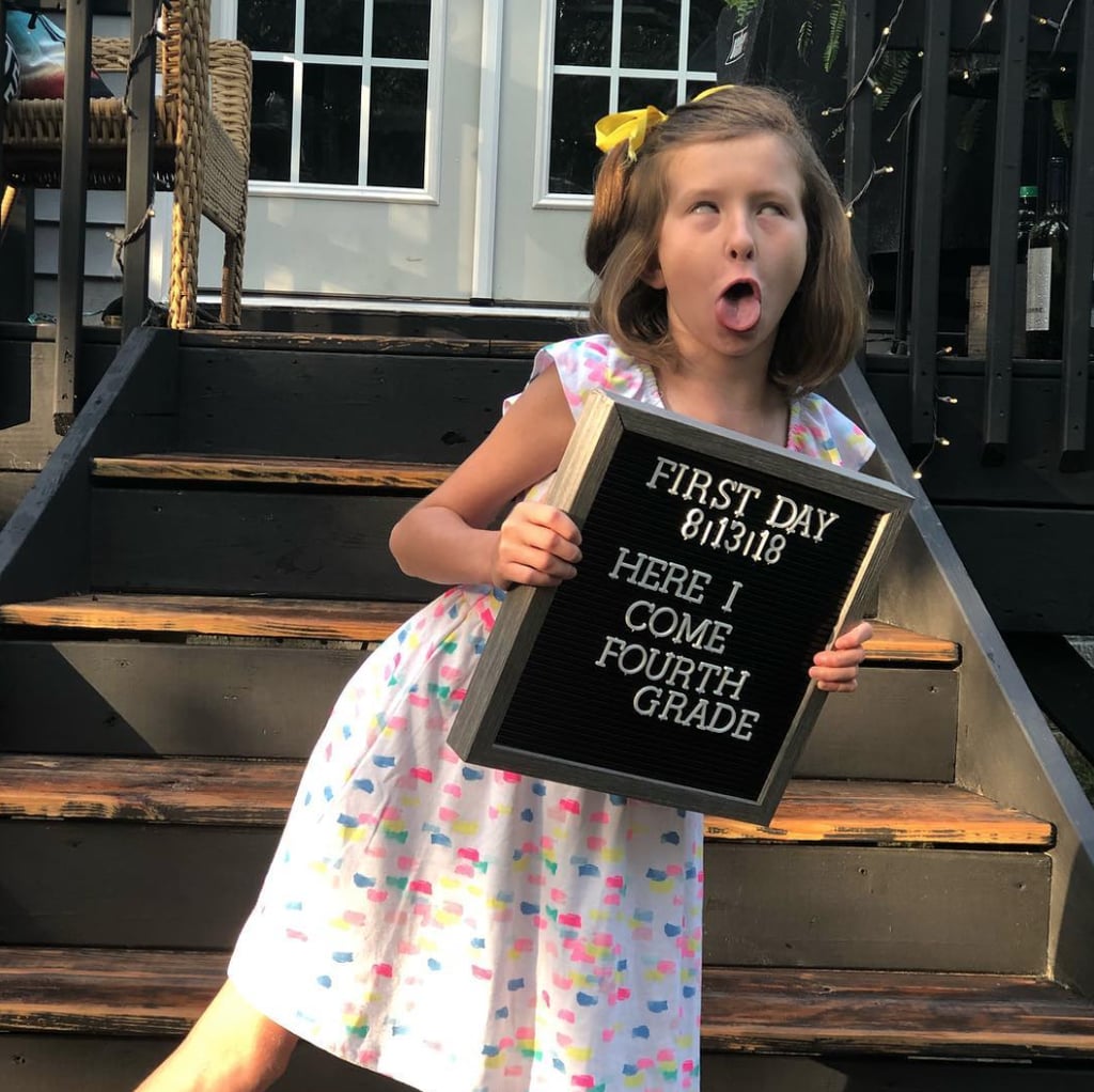 This little girl clearly knows how to bring the noise!