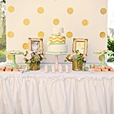 DIY Gold Baptism Sign | Whimsical Baptism Party For Little Girl