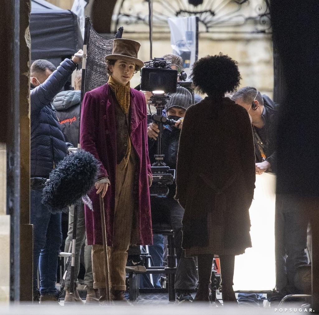 Timothée Chalamet as Willy Wonka Pictures