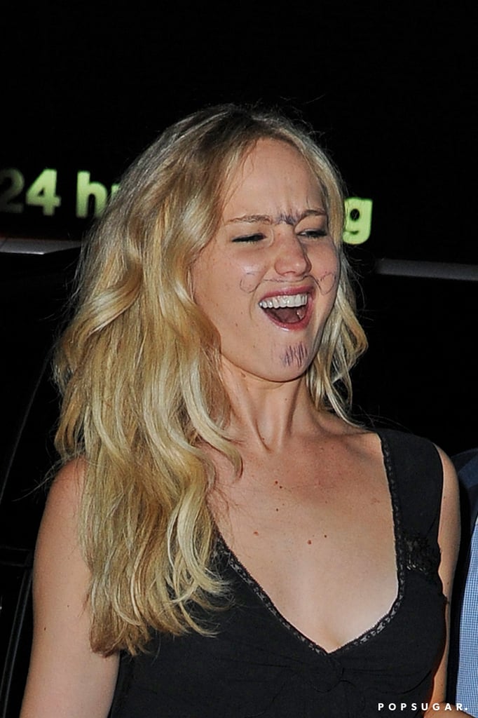 Jennifer Lawrence's Unibrow and Mustache | Pictures
