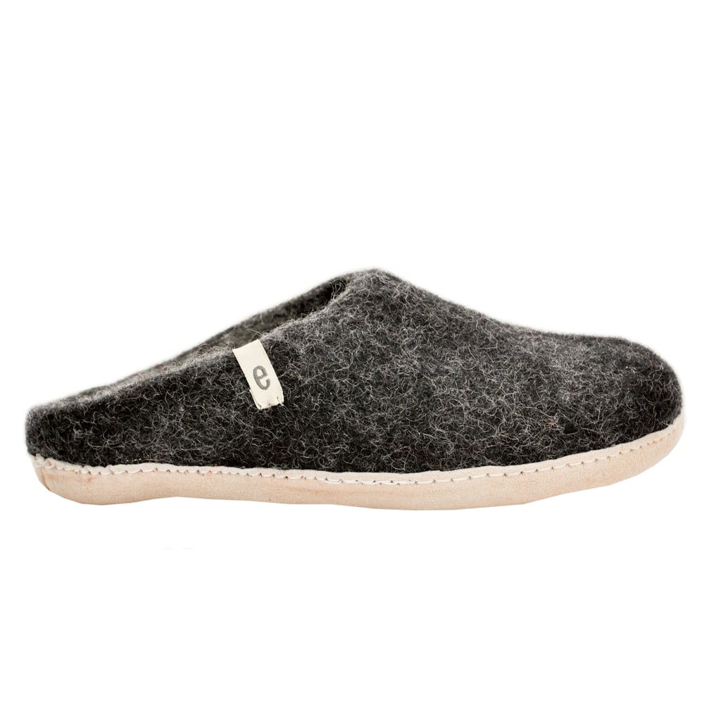 Egos Copenhagen Charcoal Handmade 100% Wool Felted Slippers