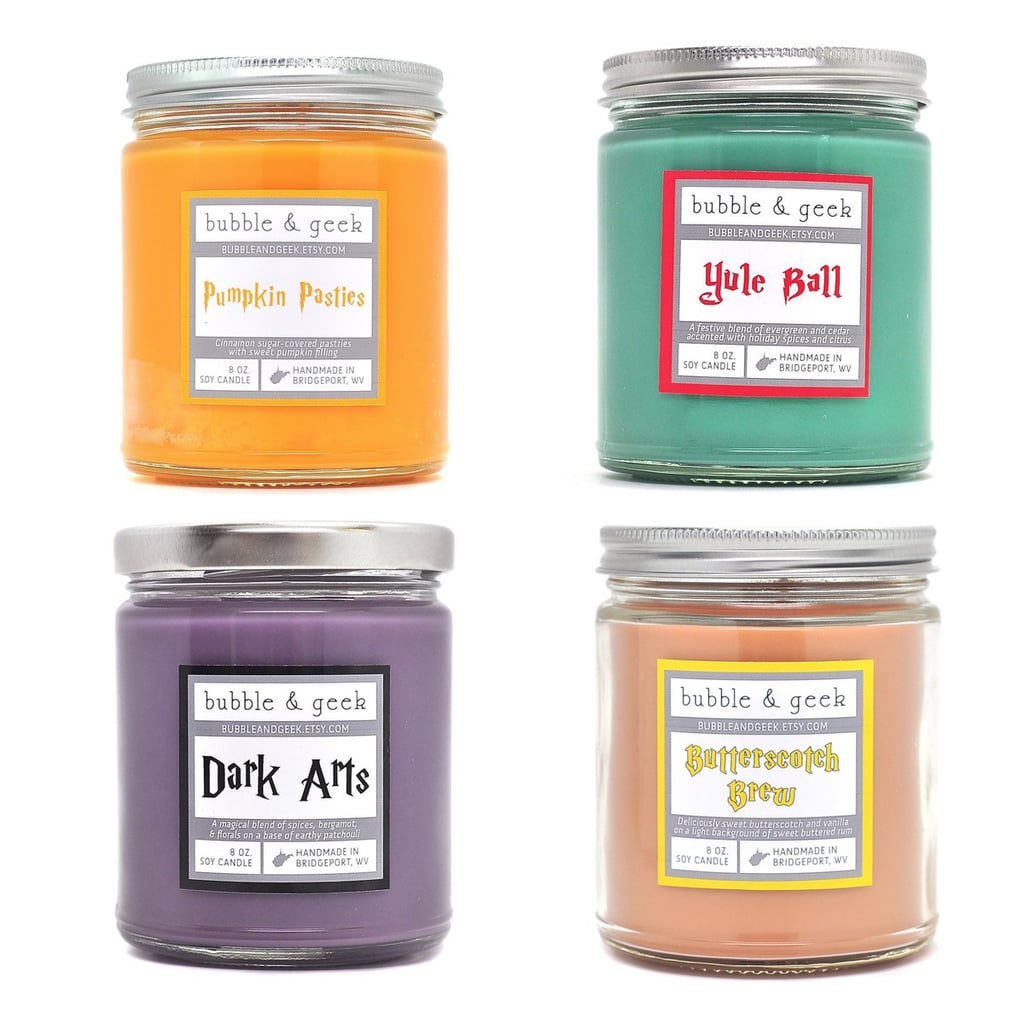 Harry Potter Candles From Bubble and Geek POPSUGAR Home