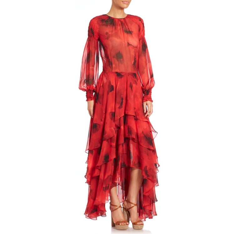 Blake Lively Wearing Red Michael Kors Dress at Fashion Week | PS Fashion