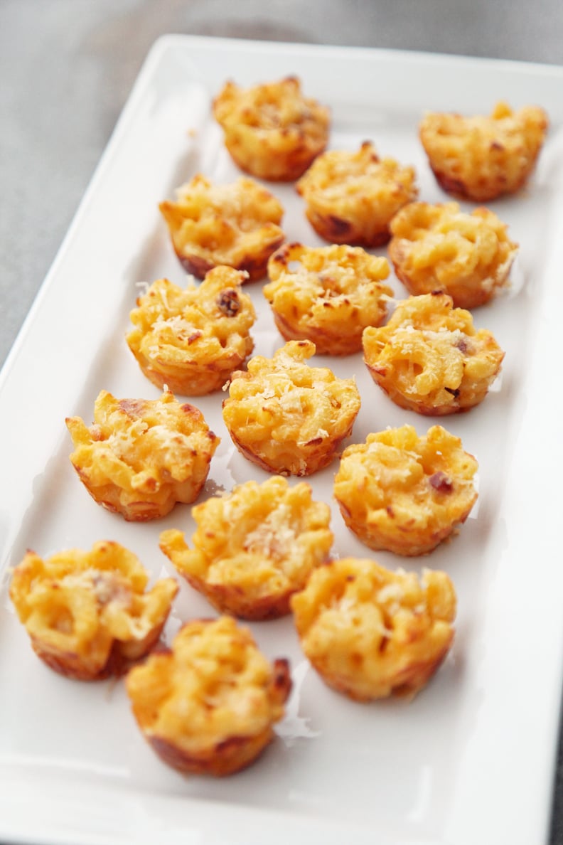 Three-Cheese Mini Bacon Macaroni and Cheese Bites