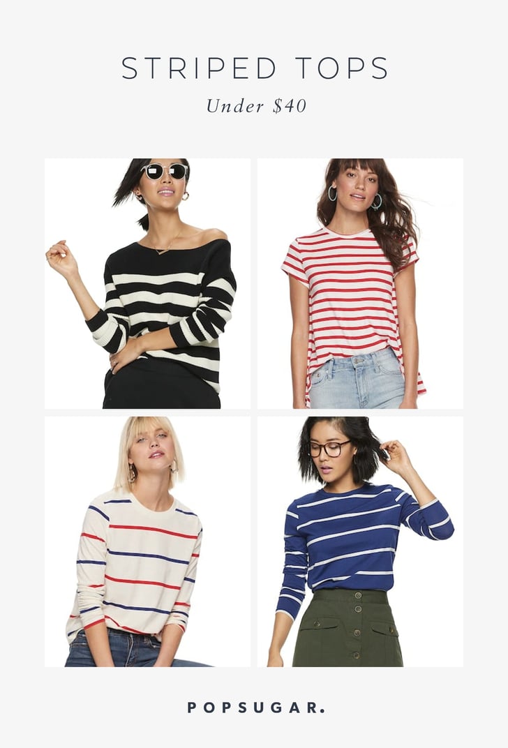 Striped Tops Under $40